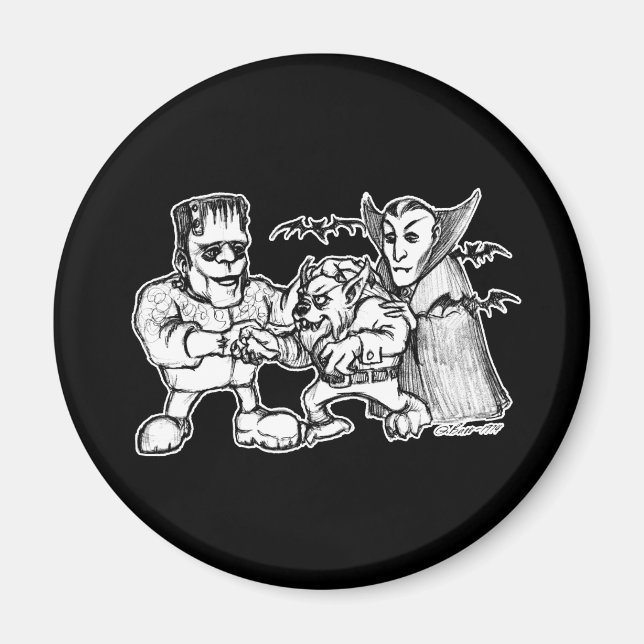 Funny Monsters Magnet (Vorne)