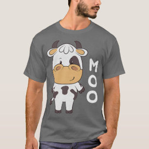 Funny Moo Bauer Kuh Farm Landleben Kawa T-Shirt