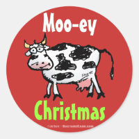 Funny Moo-ey Weihnachtskuh