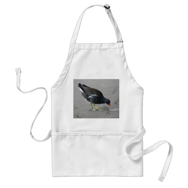 Funny Moorhen Nehmen Sie eine Bow-Schürze Schürze (Vorne)