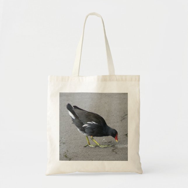 Funny Moorhen Nehmen Sie eine Bow-Tasche Tragetasche (Vorne)
