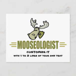 Funny Moose Postkarte