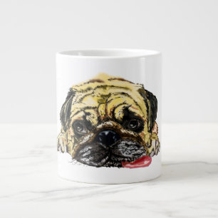 Funny Mops Dog Kaffee Tasse