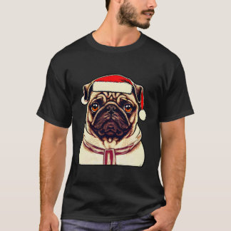 Funny Mops Dog Liebhaber Xmas Weihnachten 2022 T-Shirt