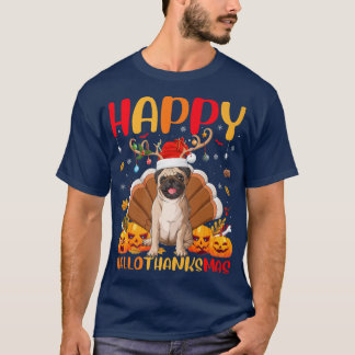Funny Mops Dog Lover Happy Mops HelloDankeMas  T-Shirt