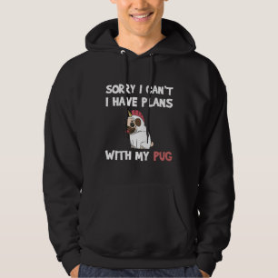 Funny Mops Dog Zitat für Mops-Liebhaber und Mops B Hoodie