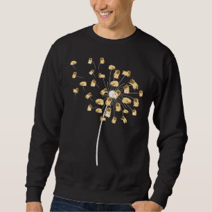 Funny Mops Geschenk für Männer Frauen Coole Blume Sweatshirt