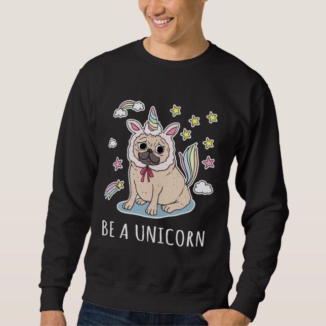 Funny Mops , Mops Hund , Mops Geschenke , lustiges Sweatshirt (Vorderseite)
