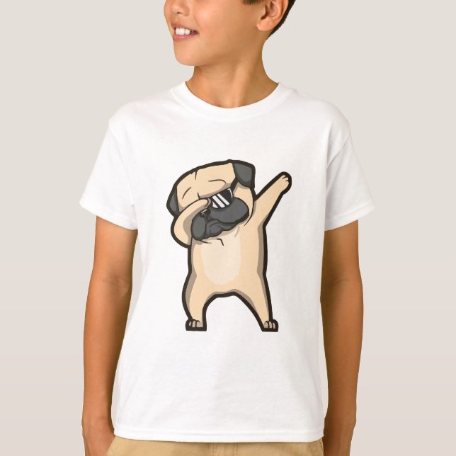 Funny Mops T-Shirt (Vorderseite)