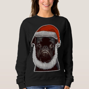 Funny Mops Weihnachten Ugly Sweater Geschenk für M Sweatshirt