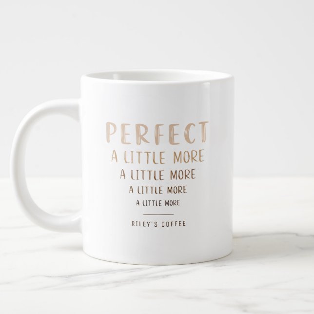 Funny more Milchquoting-Tasse Jumbo-Tasse (Links)