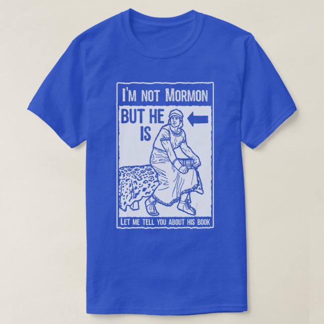 Funny Mormon LDS Buch Mormon Missionar T-Shirt (Design vorne)