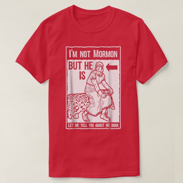 Funny Mormon LDS Buch Mormon Missionar  T-Shirt (Design vorne)