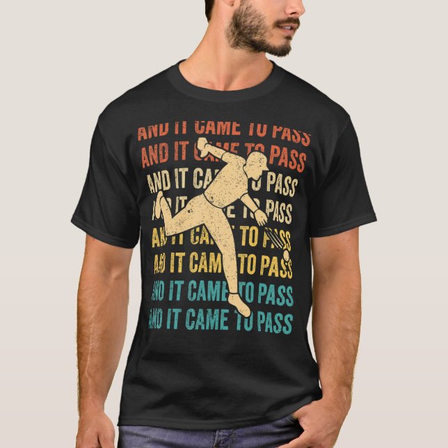 Funny Mormon Missionar LDS Baseball und es kam T-Shirt (Vorderseite)
