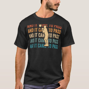 Funny Mormon Missionar LDS Basketball und es kam T-Shirt