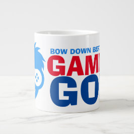 Funny Morning Coffee Gamer Bow Spaß Meme Jumbo-Tasse