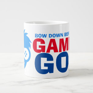 Funny Morning Coffee Gamer Bow Spaß Meme Jumbo-Tasse