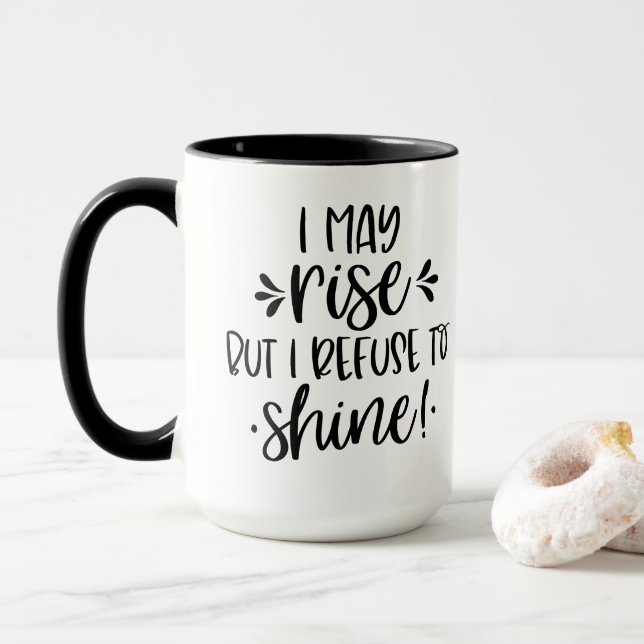 Funny Morning Coffee Tasse (Mit Donut)