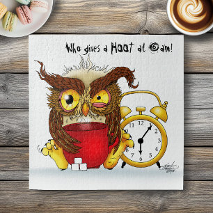 Funny Morning Cranking Owl Puzzle