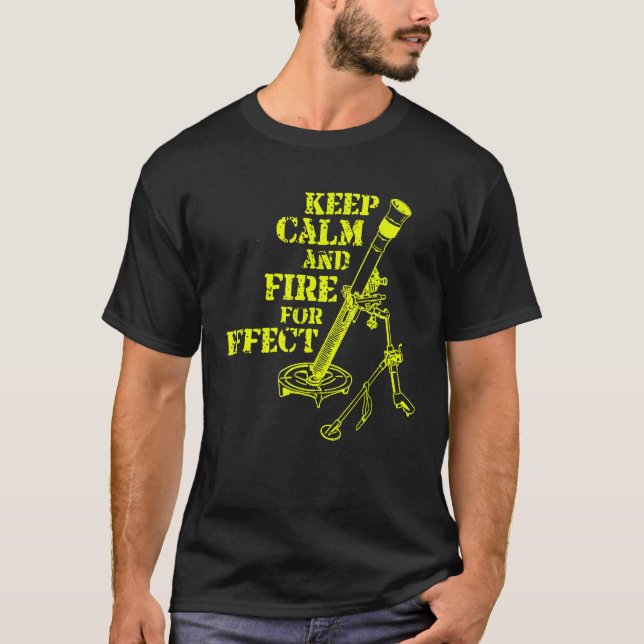 Funny Mortarman Infantry Shirt 0311 0341 11B 11C (Vorderseite)