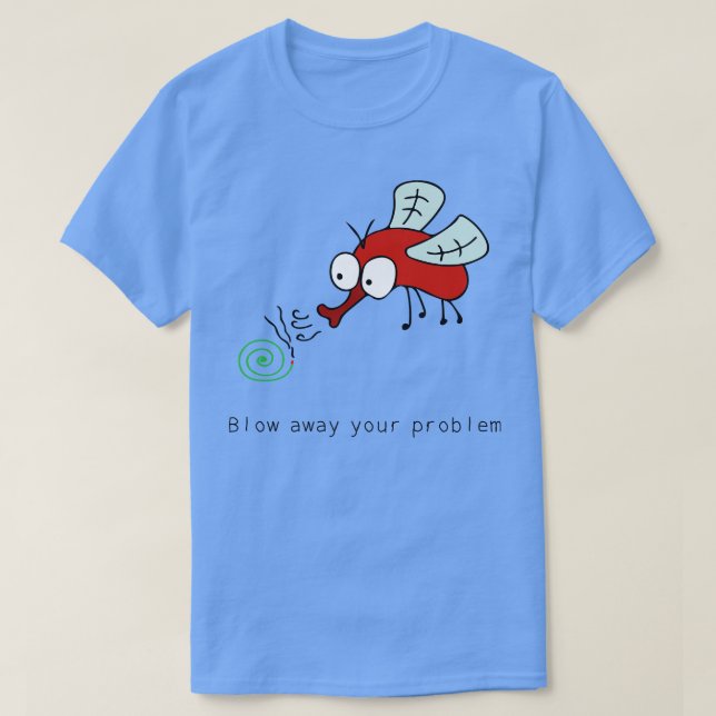 Funny Mosquito T-Shirt (Design vorne)