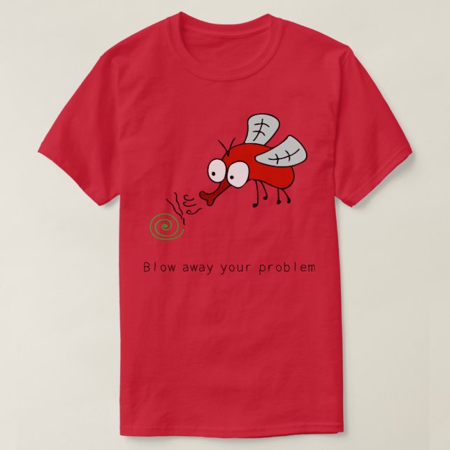 Funny Mosquito T-Shirt (Design vorne)