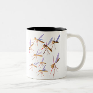 Funny Mosquitoes Zweifarbige Tasse