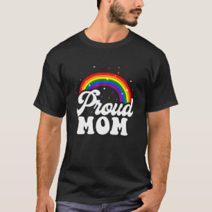 Funny Mother Day Proud Mama LGBT Gay Lesbian Rain T-Shirt