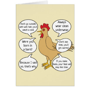 Funny Mother Hen Advice Mother's Day
