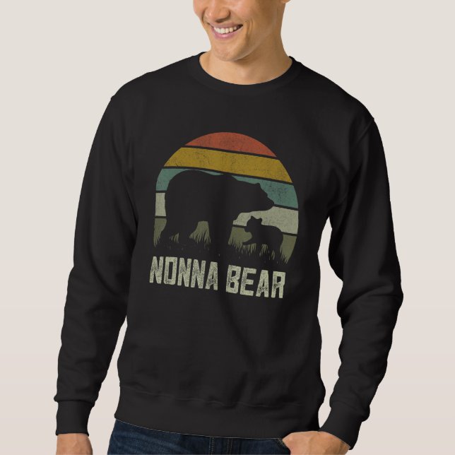 Funny Mothers Day Italia Oma Cub Kinder Nonna Sweatshirt (Vorderseite)