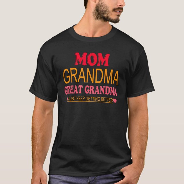Funny Mothther's Day 2023 for Mom Grandma Great Gr T-Shirt (Vorderseite)