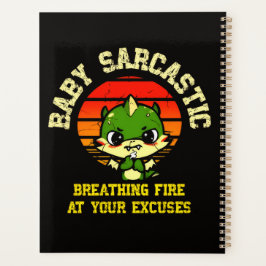 Funny Motivational Dragon - Burn Your Excuses  Planer