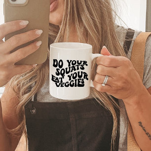 Funny Motivierend Tasse Squats Tasse Fitness Gesch