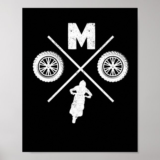 Funny Moto Cross Dirt Ristorante da Valentino Poster (Vorne)
