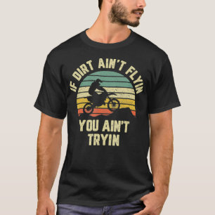 Funny Motocross Dirt Bike Retro Racing Dirt T-Shirt