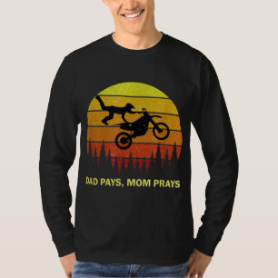 Funny Motocross Idee für die Mama Son Dirt B für V T-Shirt