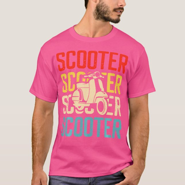 Funny Motorbike Scooter For Motorbike T-Shirt (Vorderseite)