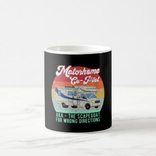 Funny Motorhome Co Pilot Scapegoat Geschenk Kaffeetasse