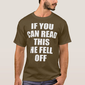 Funny Motorrad Biker Girl Wenn Sie lesen kann sein T-Shirt