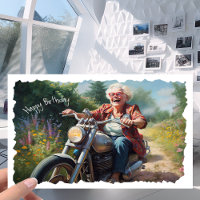 Funny Motorrad Biker Granny Joke Geburtstag