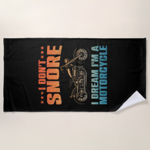 Funny Motorrad Design für Männer Frauen Motorrad R Strandtuch