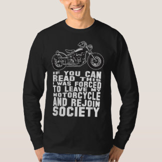 Funny Motorrad für Herren Reiten Vater Bike T-Shirt