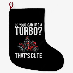 Funny Motorrad Sportbike Geschenk Männer Frauen Mo Großer Weihnachtsstrumpf