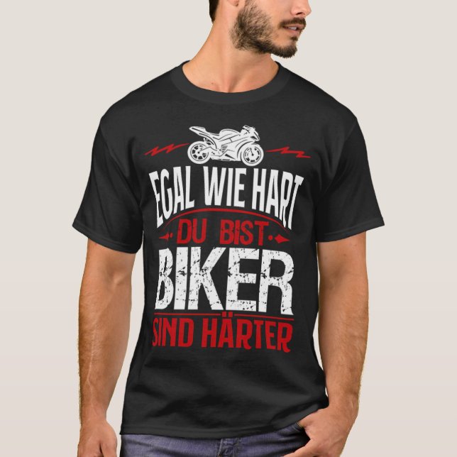 Funny Motorrad Weihnachtsgeschenk essen meinen Sta T-Shirt (Vorderseite)