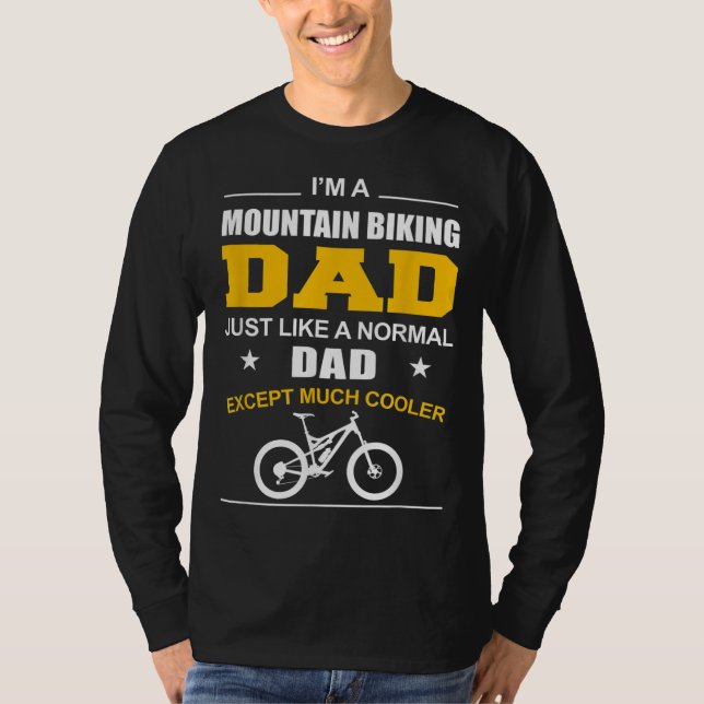 Funny Mountain Bike - Mountain Bike Vater T-Shirt (Vorderseite)