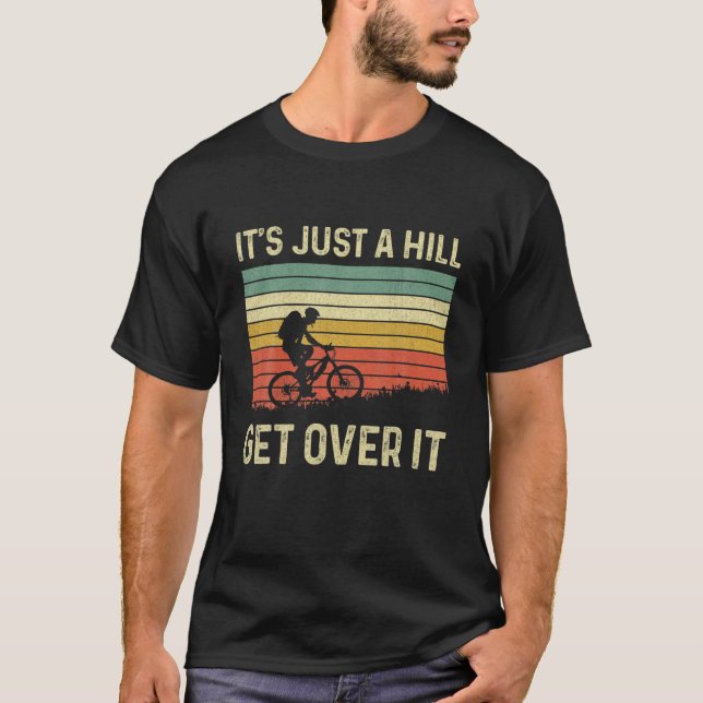 Funny Mountain Biking Design for Men Women Trail R T-Shirt (Vorderseite)