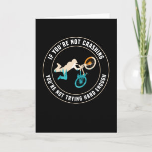 Funny Mountain Biking MTB Geschenk für Biker Karte
