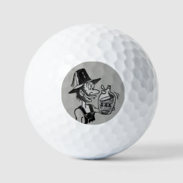 Funny Mountain Man 🏔️ Comical Hillbilly Golfball