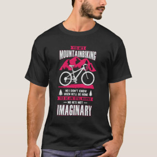 Funny Mountainbiker Ehefrau Geschenk T-Shirt