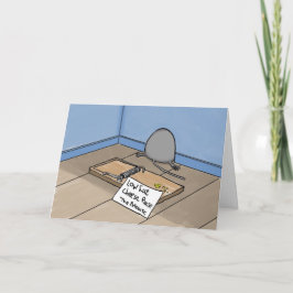 Funny Mouse Birthday Card Karte
